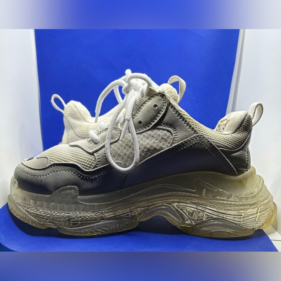 Balenciaga Triple S Fashion Sneakers Women’s 39 Men’s 6 Sock Runners - Picture 2 of 10